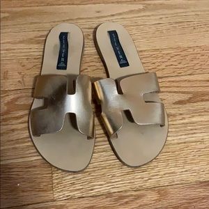 STEVEN by Steve Madden Rose Gold Greece Sandal